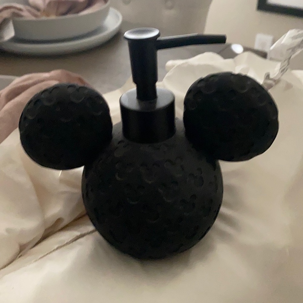 Mickey soap dispenser
